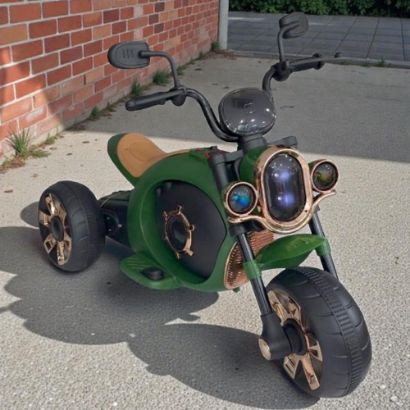 صورة دباب أطفال كهربائي ثلاثي العجلات